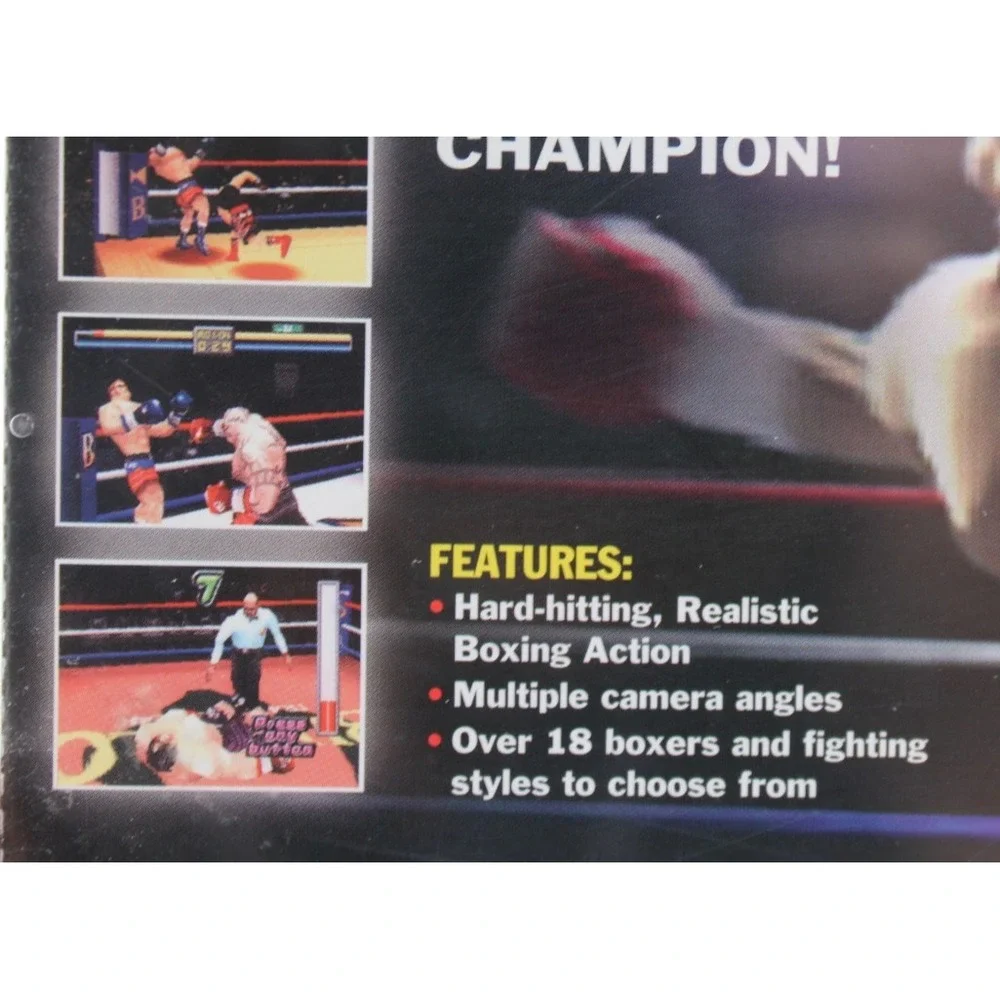 PS1 Contender 2 (Sony PlayStation 1, 2000) Complete w/ Manual